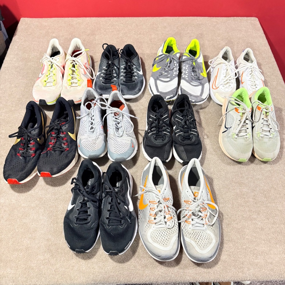 Lot of 10 Nike Running Shoes Multiple Size Mens & Womens Wholesale Bundle Resell